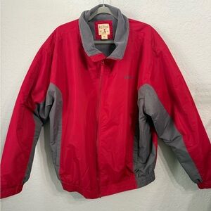 RedHead Men's Vibrant Red and Gray Windbreaker
